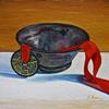 "Lucky Coin" -2013 (from the "Pairs" series)
Oil on Board / 8" x 8"
